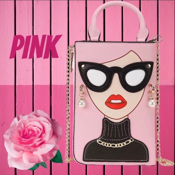 Handbags - PINK LADY FACE PERSONALITY BAG